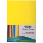 Marlin A4 Bright Assorted Project Boards 160gsm - pack of 10's